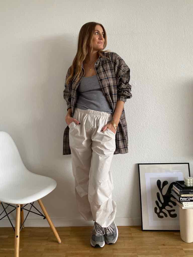 Basic Top aus Strick in Grey für Damen von maingoldbasics.de