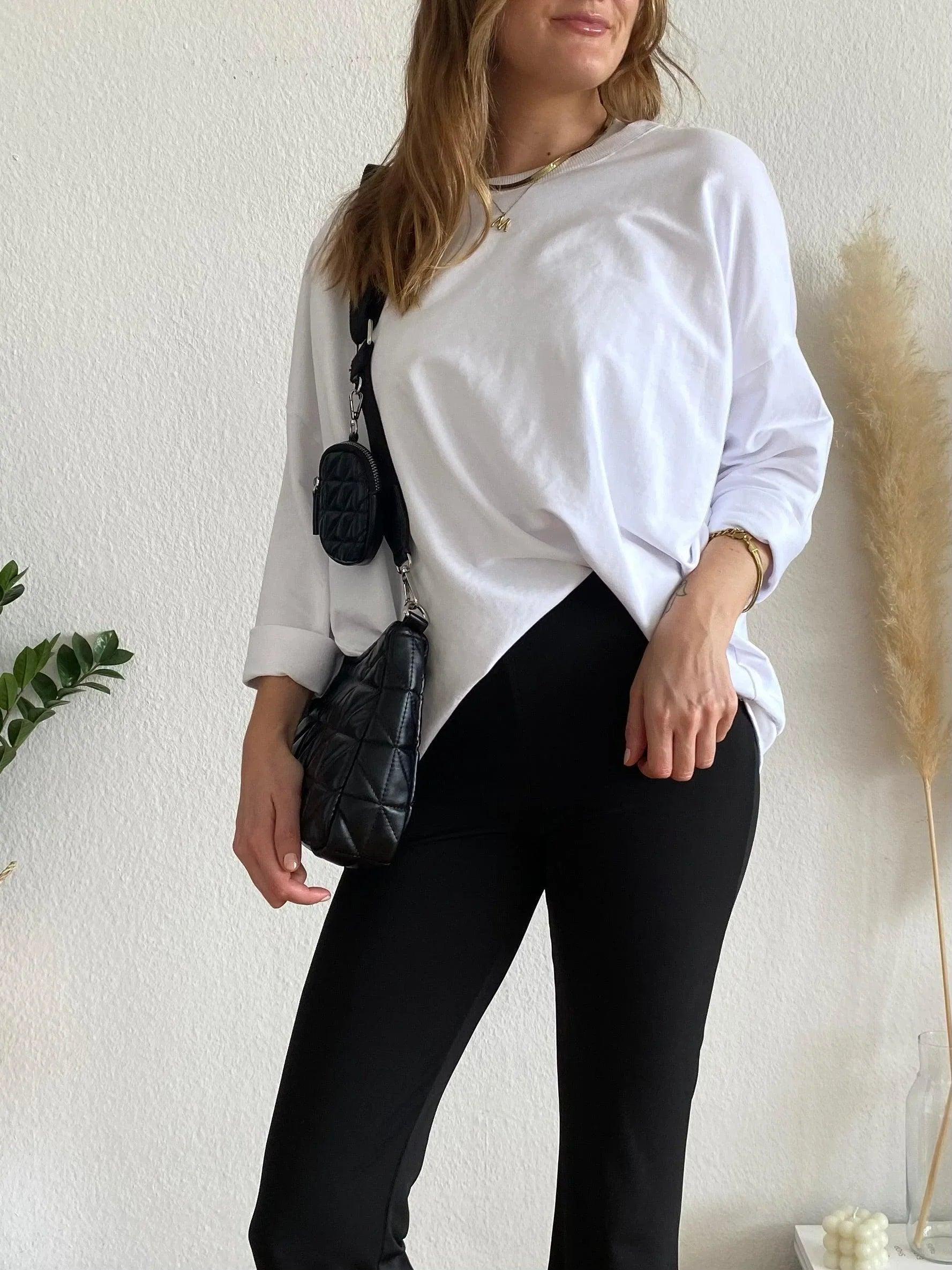 Leichtes Sweatshirt - White