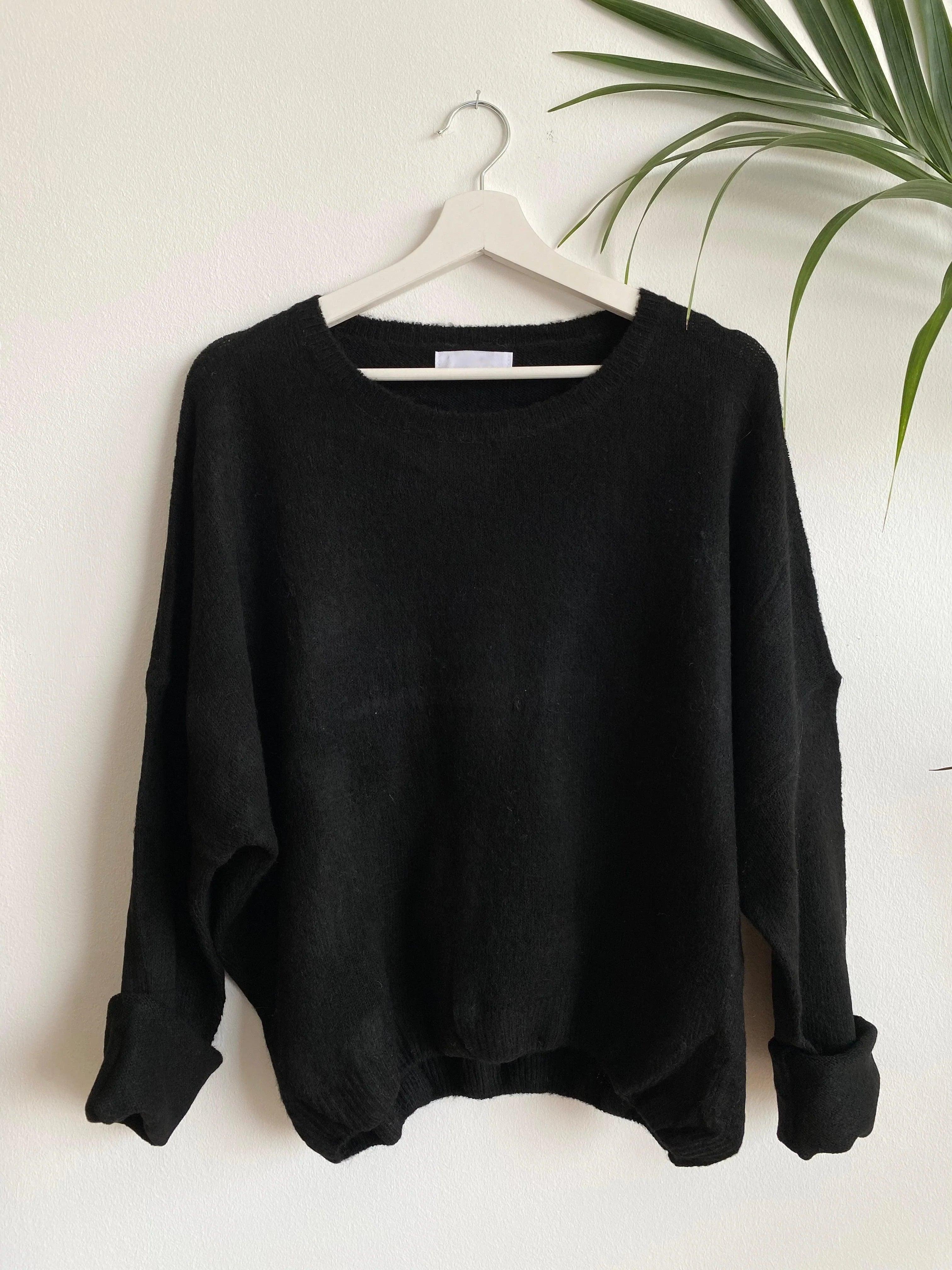Maingold Basic Lieblings Pulli - Schwarz