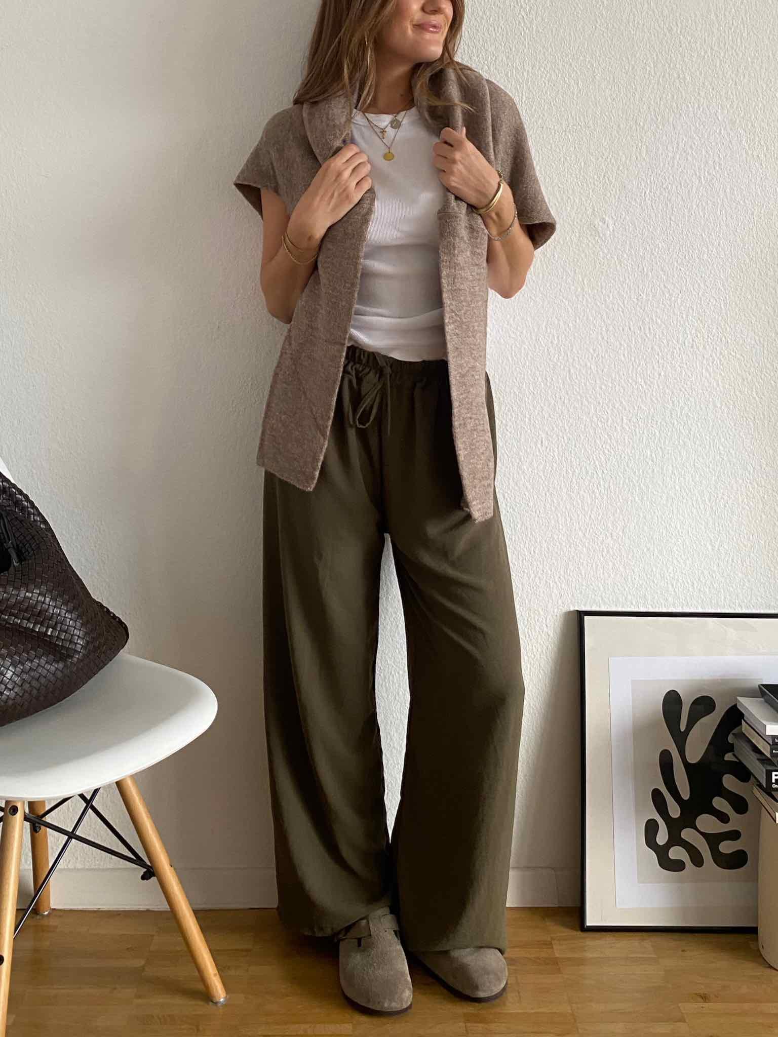 Maingold Basic Lieblings Pulli für Damen in Dark Taupe von Maingold Basics