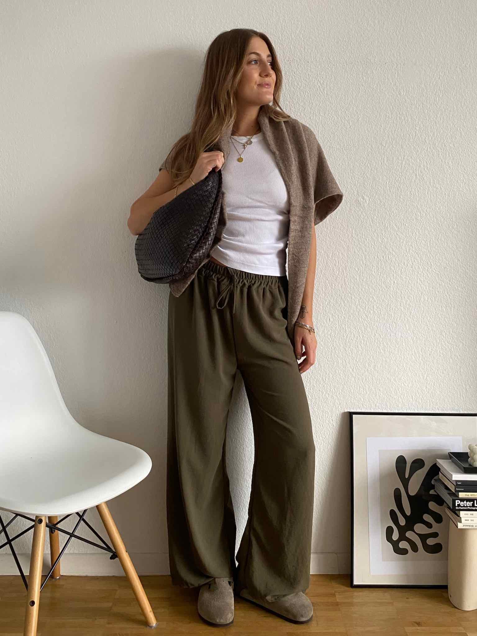 Maingold Basic Lieblings Pulli für Damen in Dark Taupe von Maingold Basics