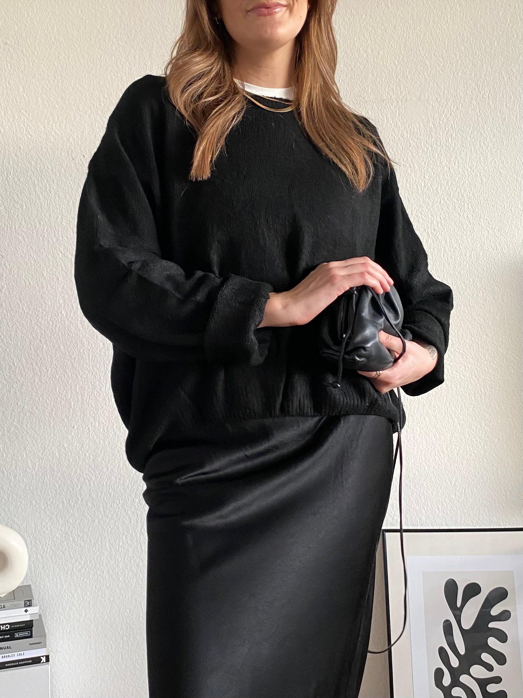 Maingold Basic Lieblings Pulli - Schwarz