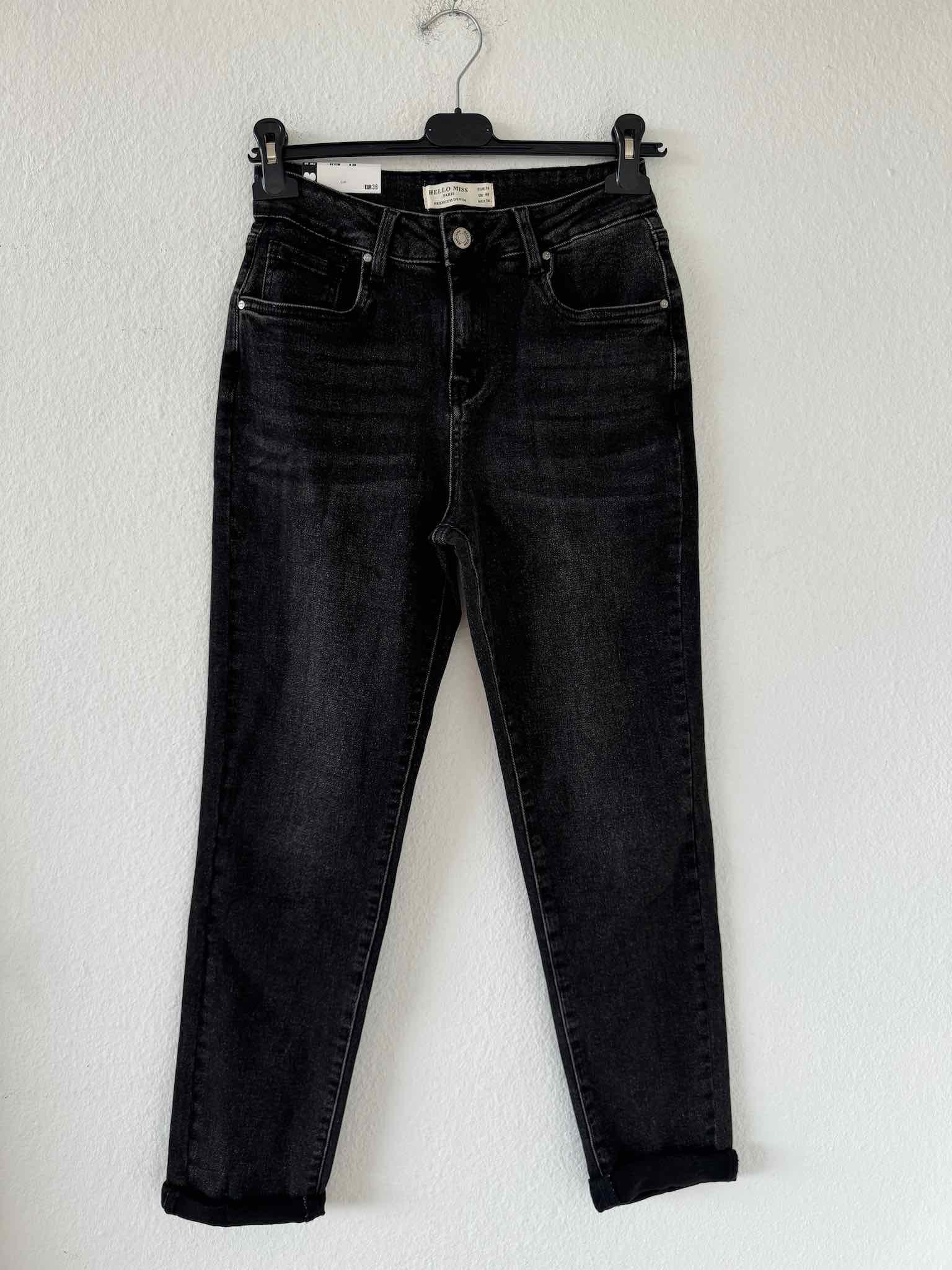 Mom Jeans für Damen in Dark Grey von Maingold Basics