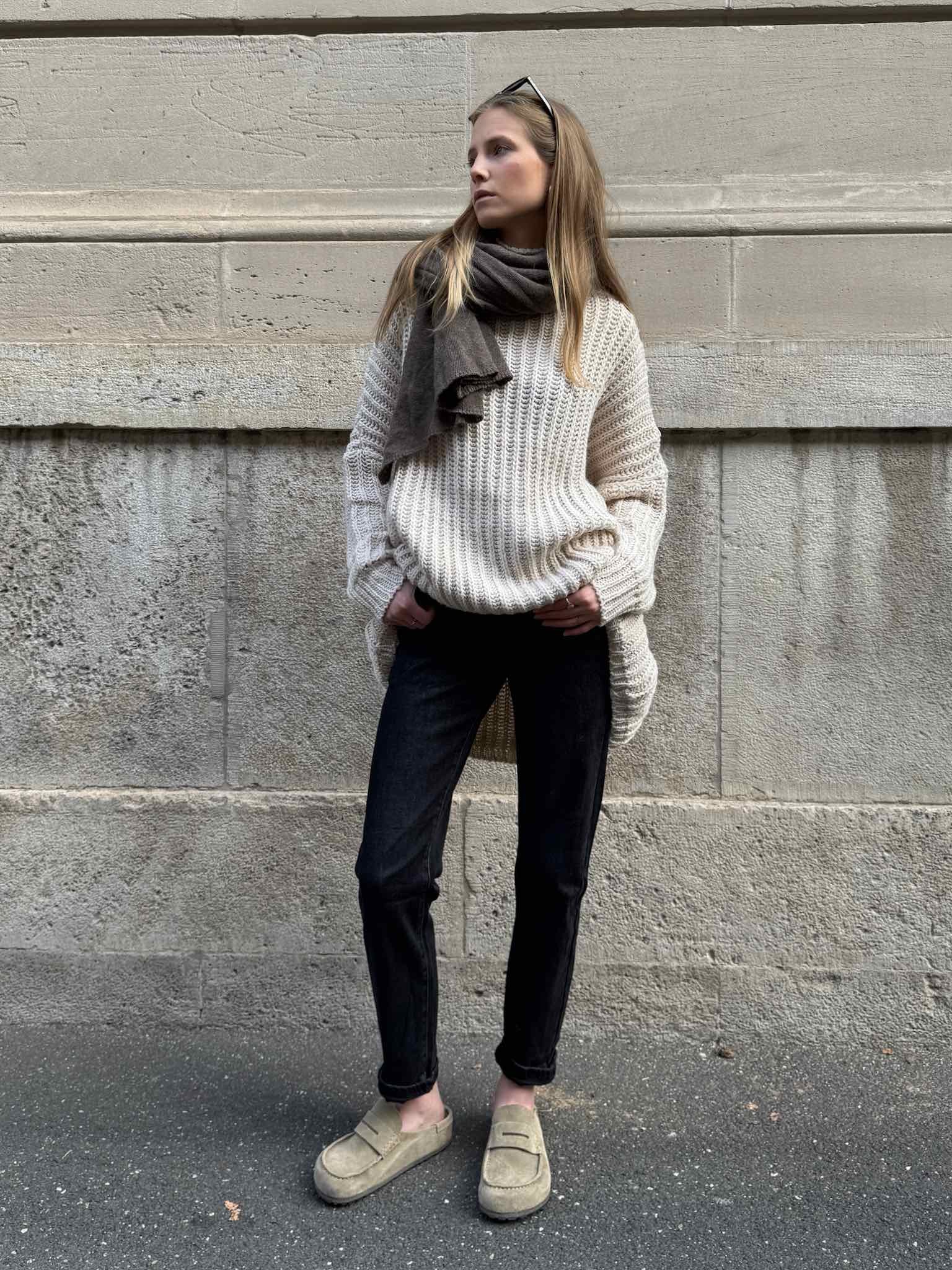 Mom Jeans - Dark Grey