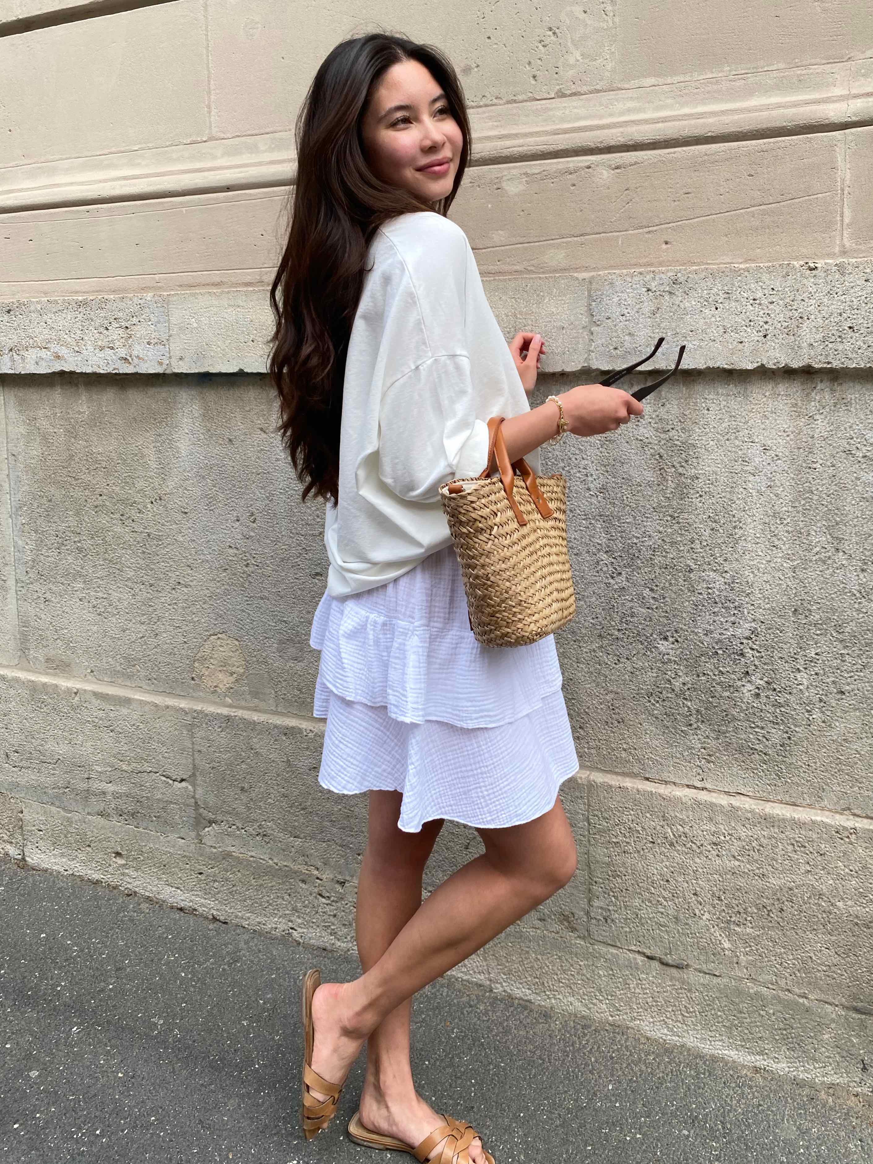 Musselin Mini Rock - White