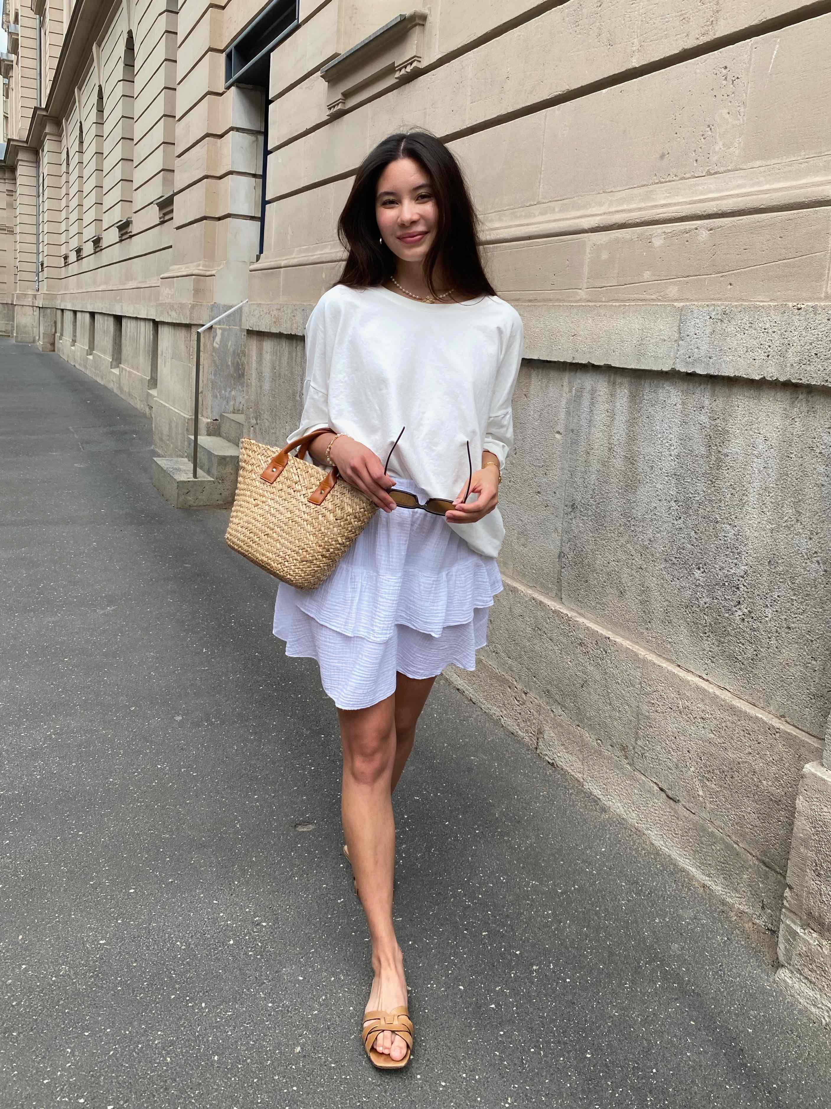 Musselin Mini Rock - White