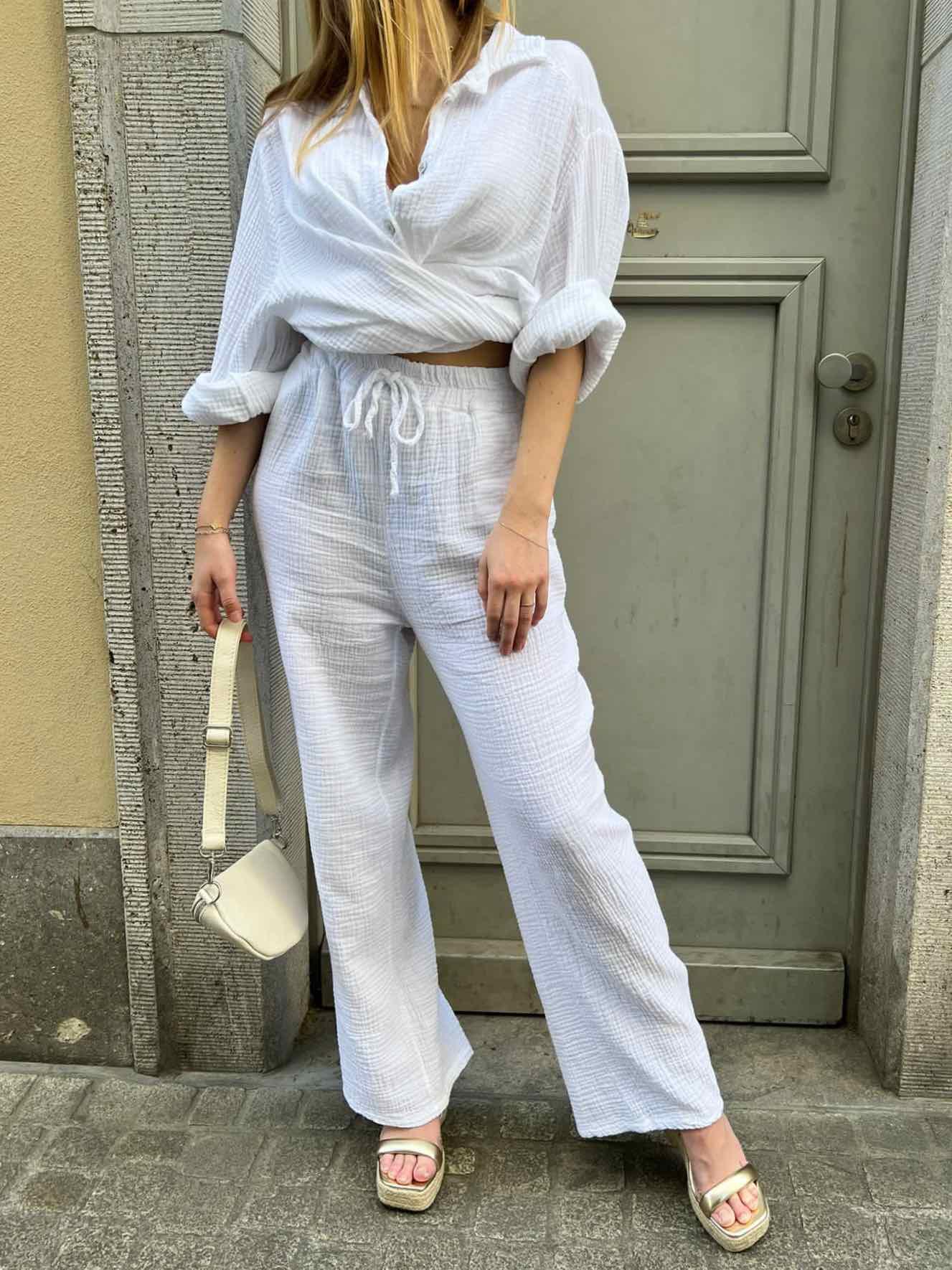 Musselin Pants - White