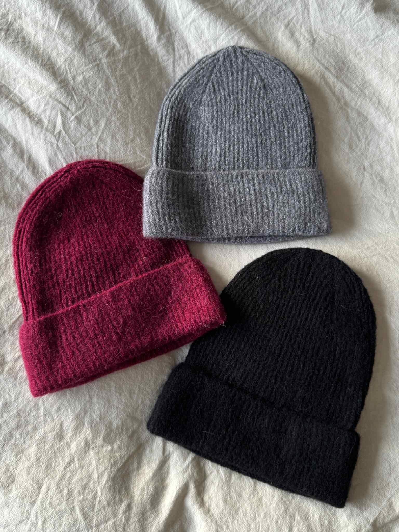 Strickmütze mit Baby Alpaka für Damen von Maingold Basics