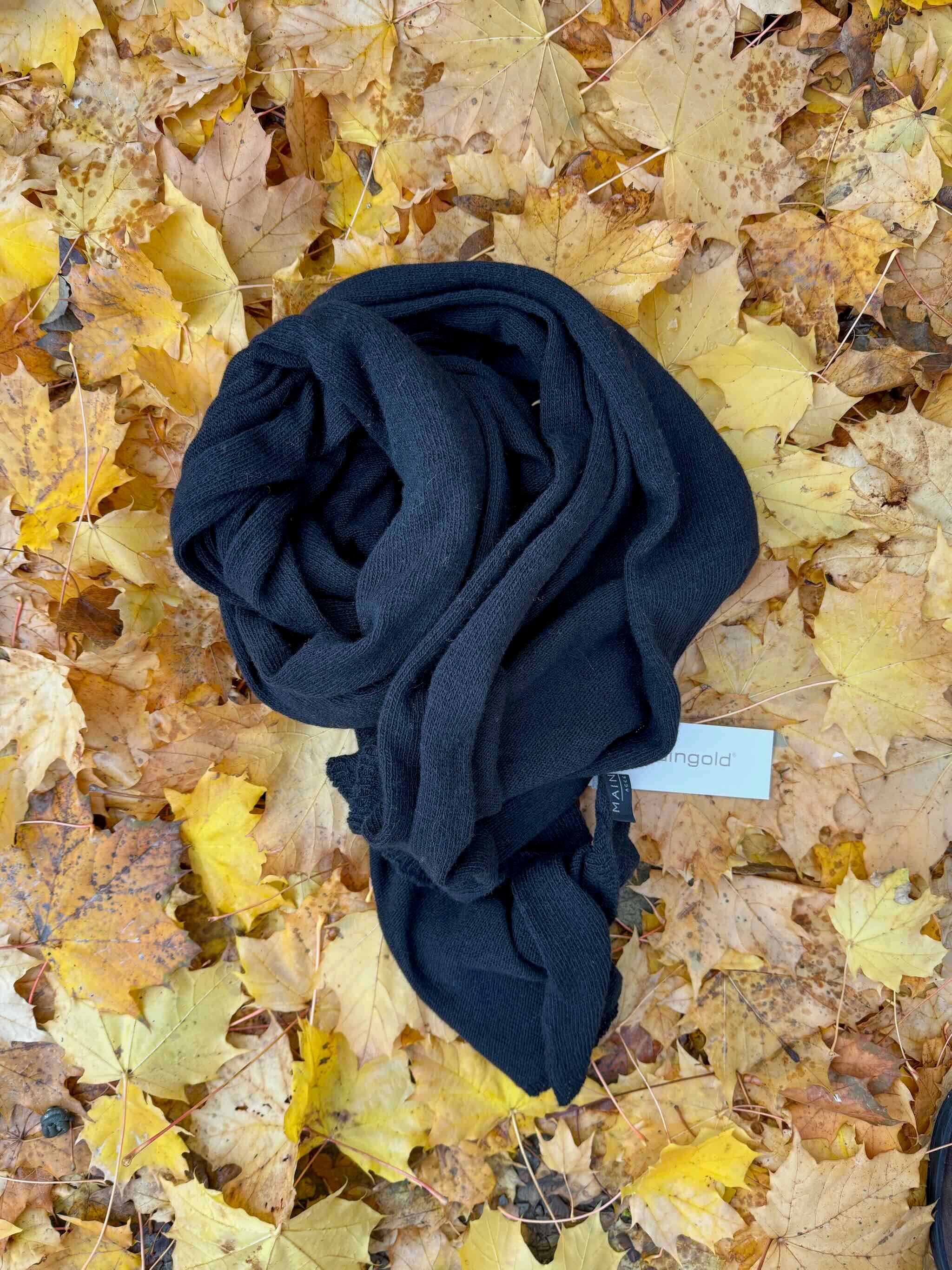 The Original MainGold Schal - Schwarz