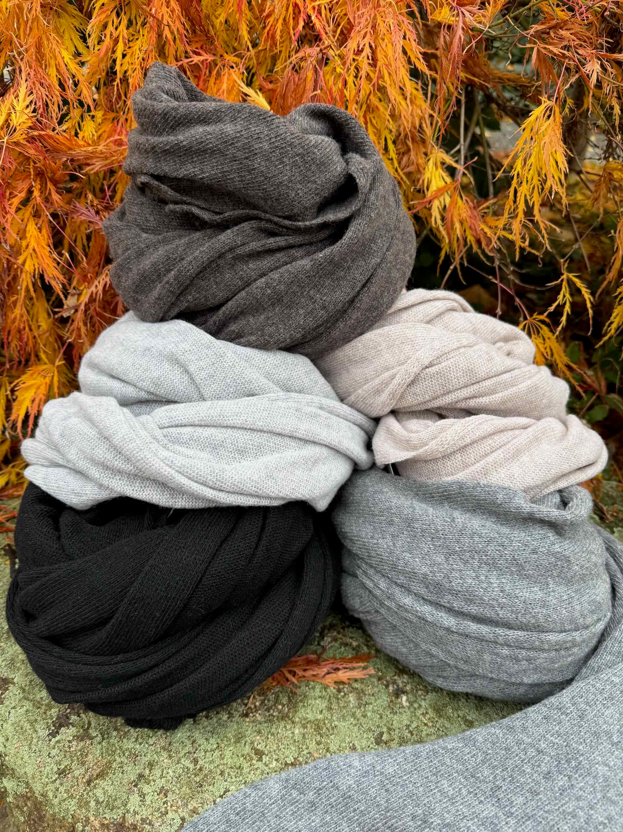 The Original MainGold Schal - Schwarz