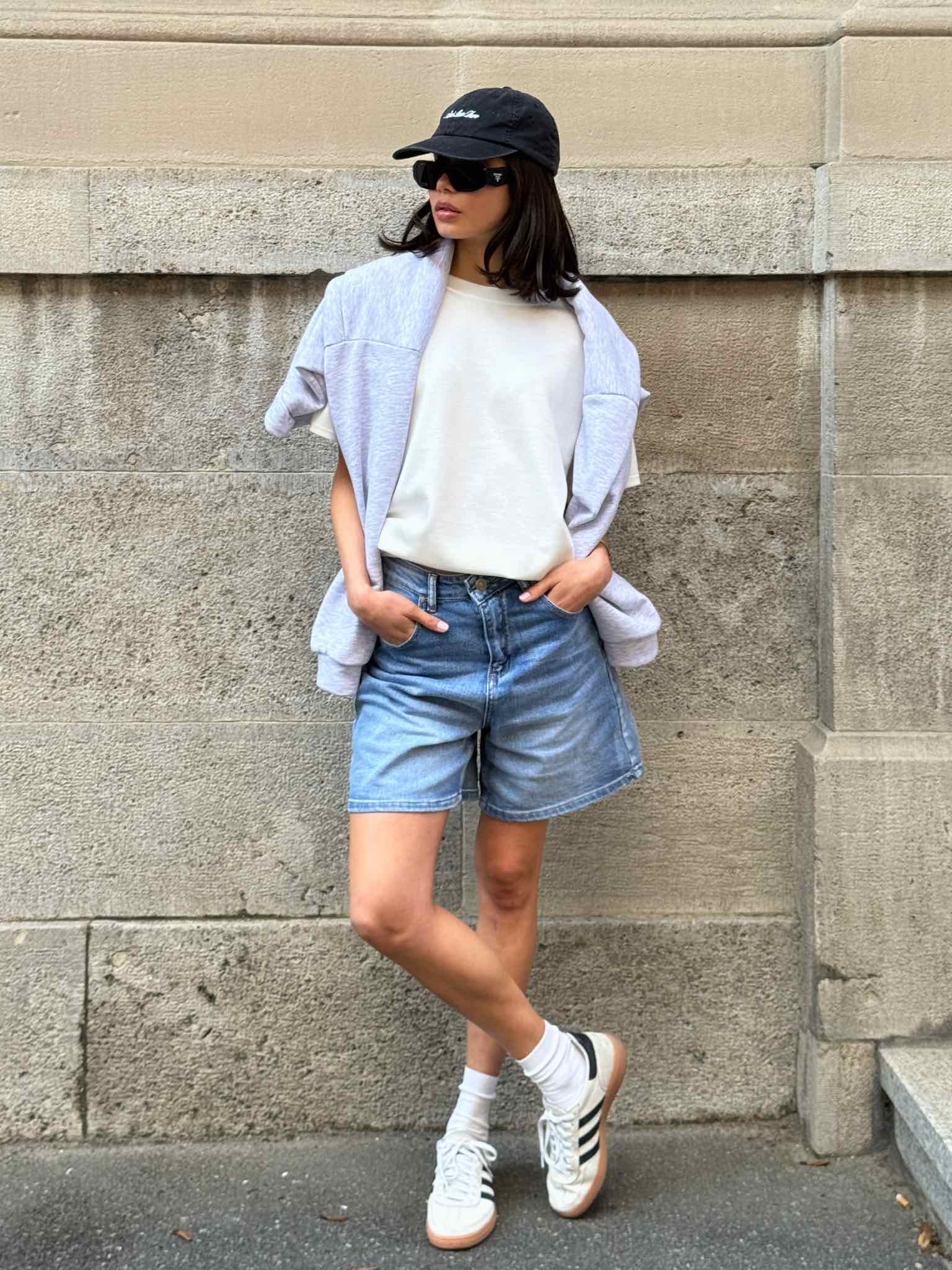 Viskose T-Shirt für Damen in White von Maingold Basics