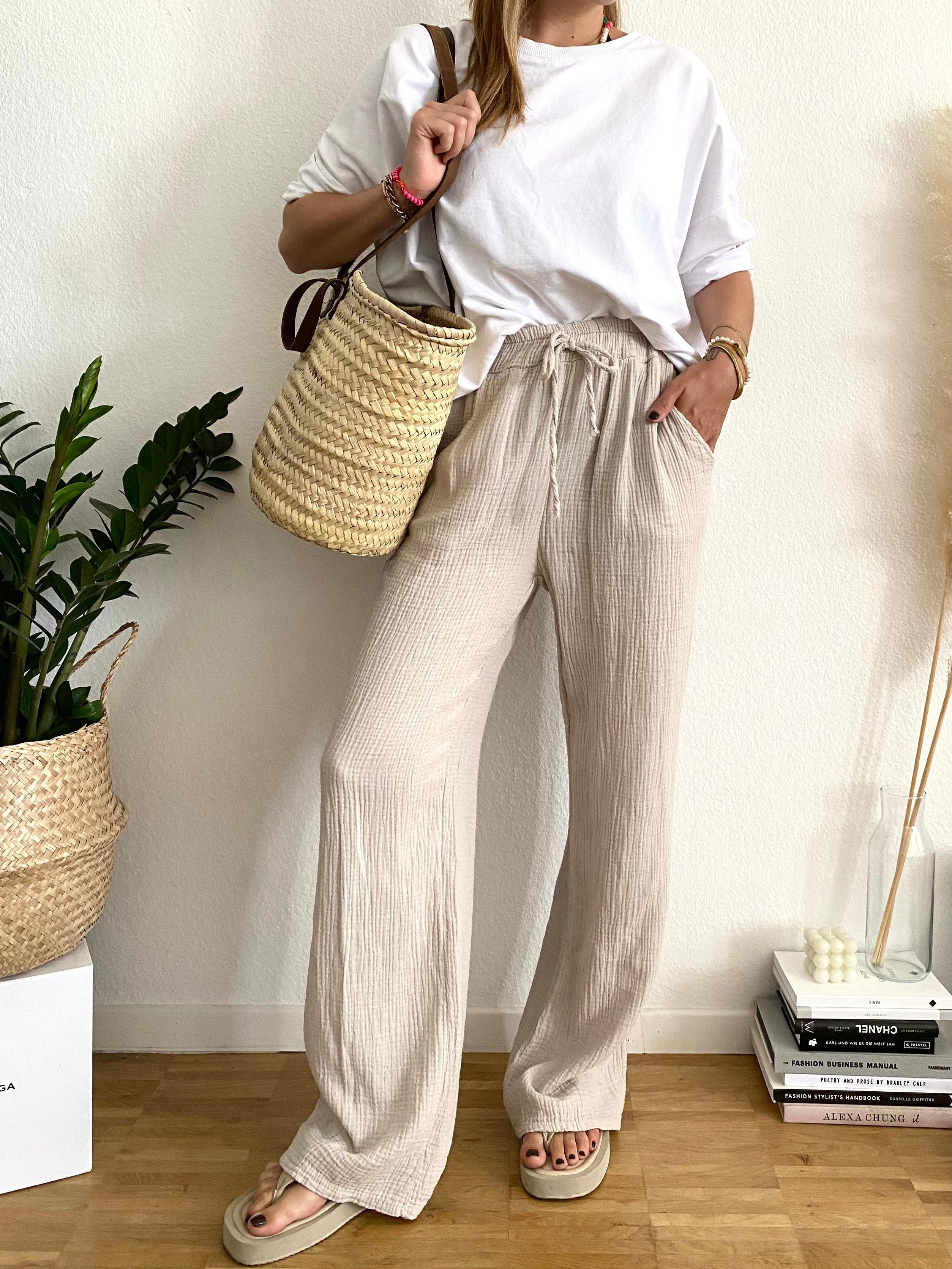 Musselin Pants - Beige