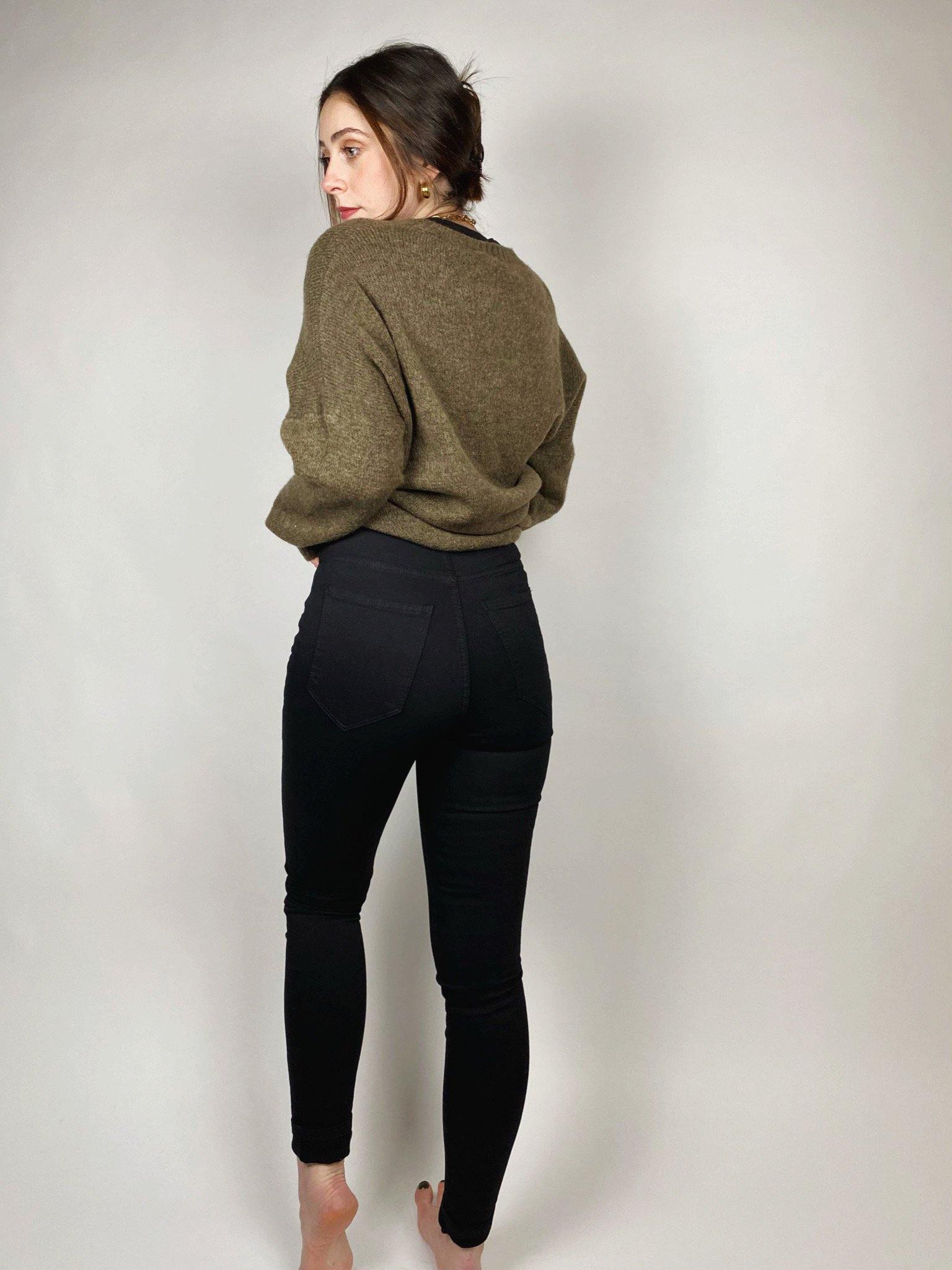 Dr Denim Skinny Jeans "Moxy" - Schwarz