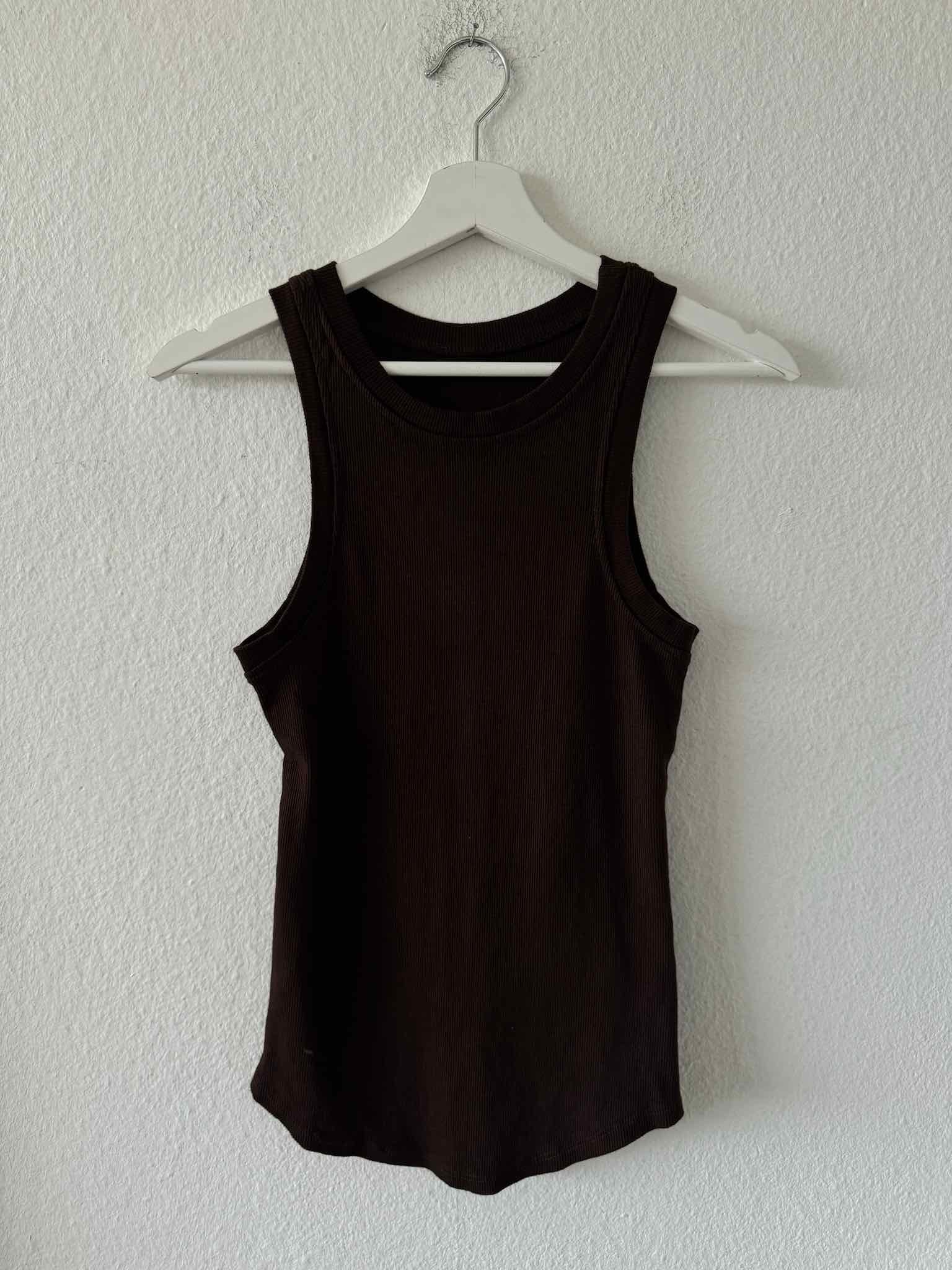 Basic Tank Top für Damen in Chocolate von Maingold Basics