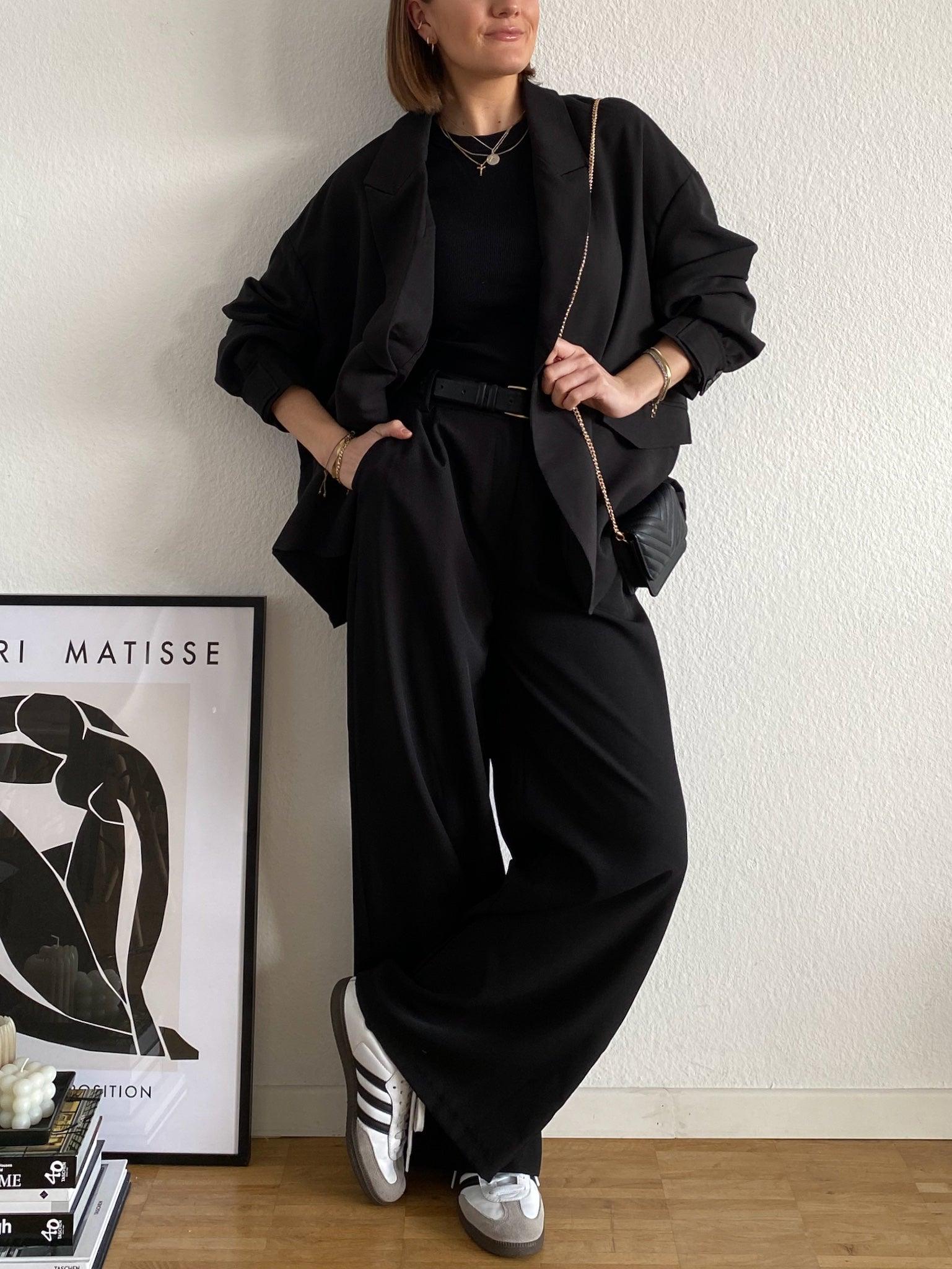 Blouson Blazer für Damen in Black von Maingold Basics