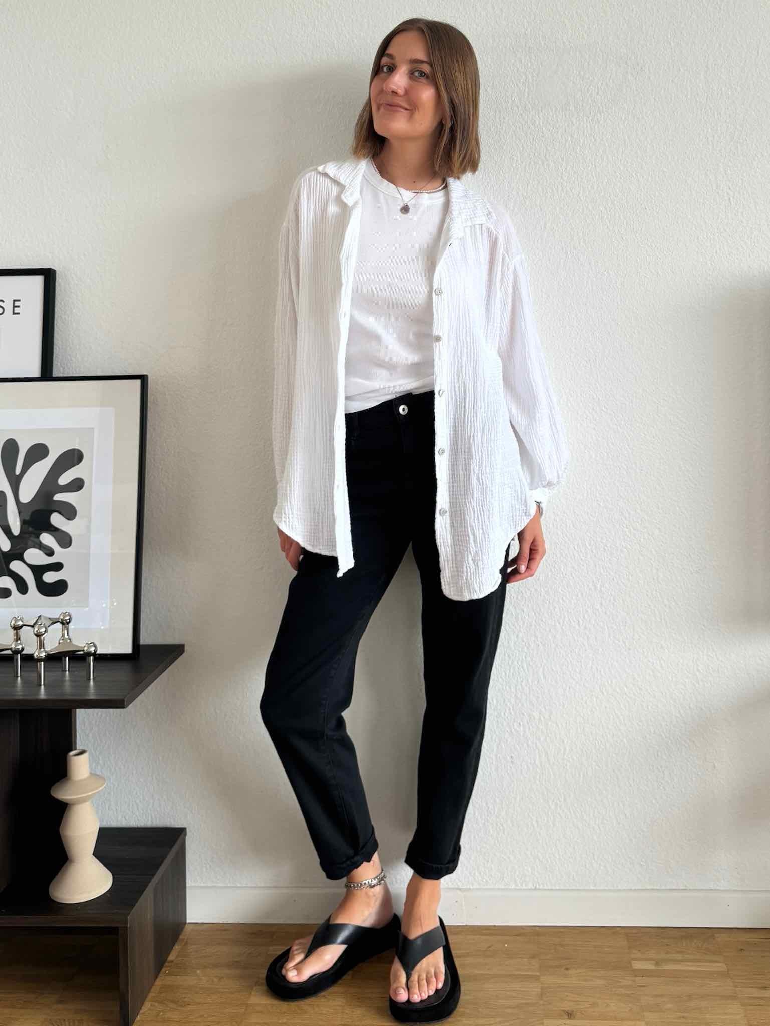 Mom Jeans für Damen in Black von Maingold Basics