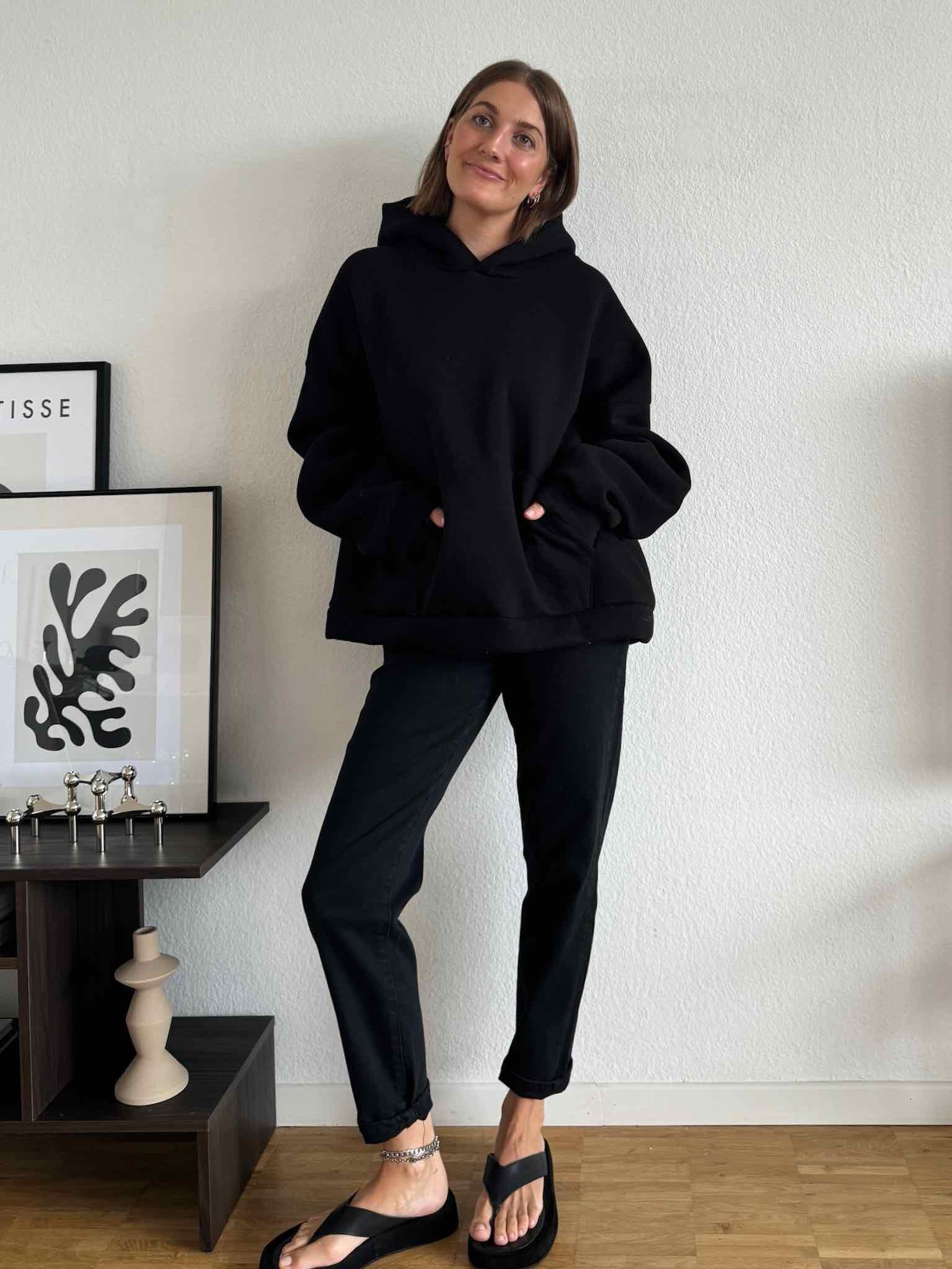 Mom Jeans für Damen in Black von Maingold Basics