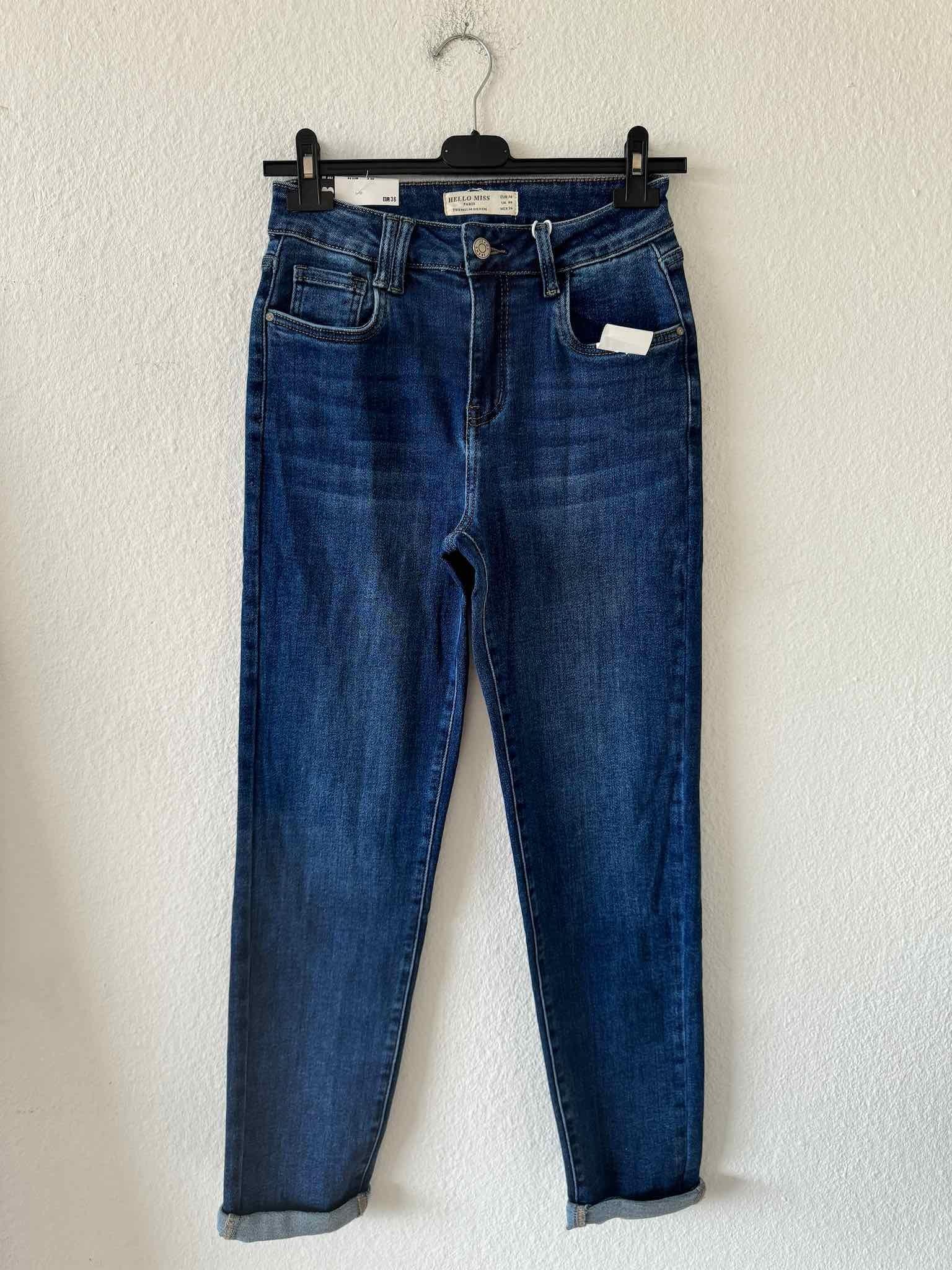 Mom Jeans in Dark Blue für Damen von Maingold Basics