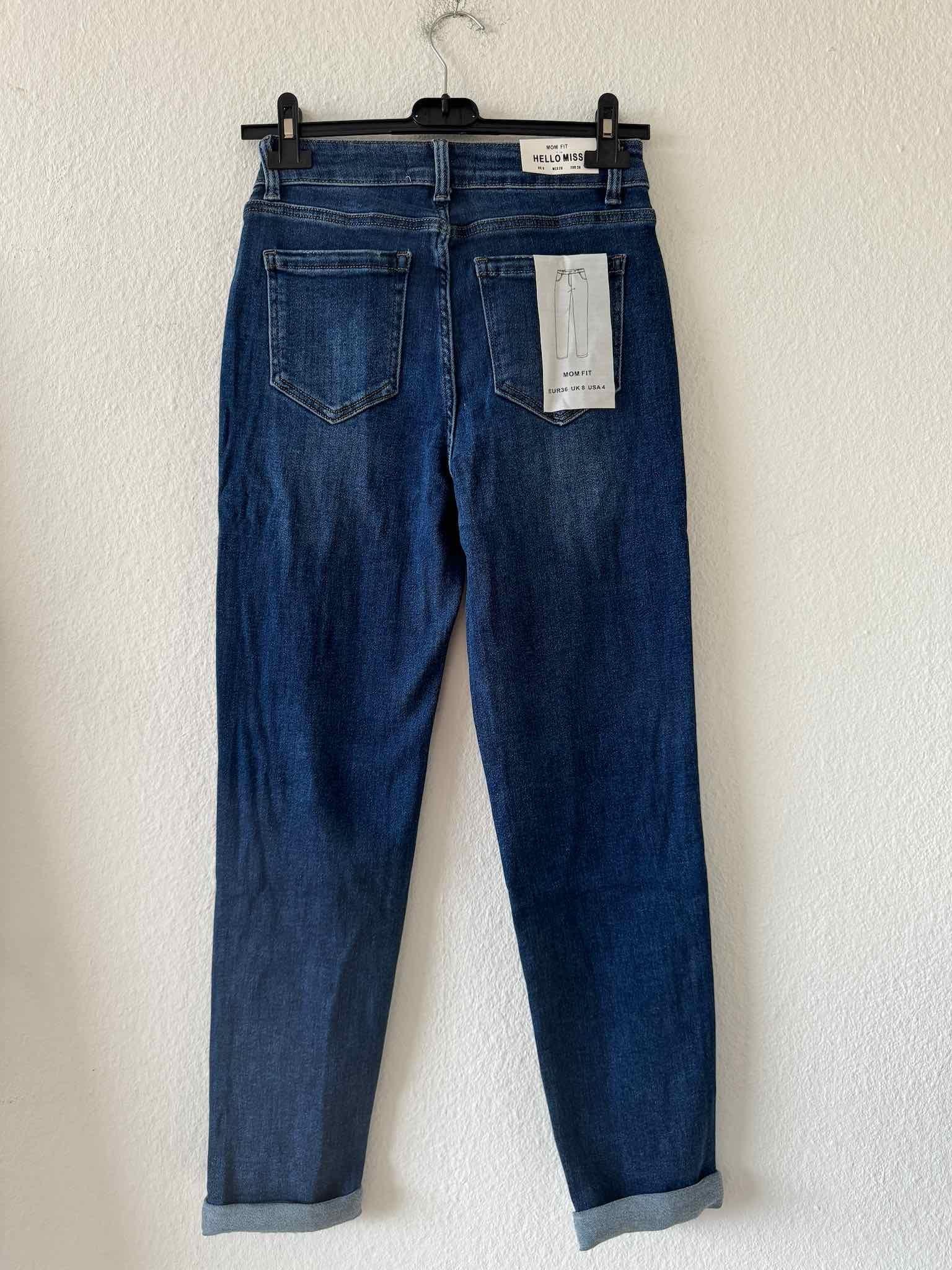 Mom Jeans in Dark Blue für Damen von Maingold Basics