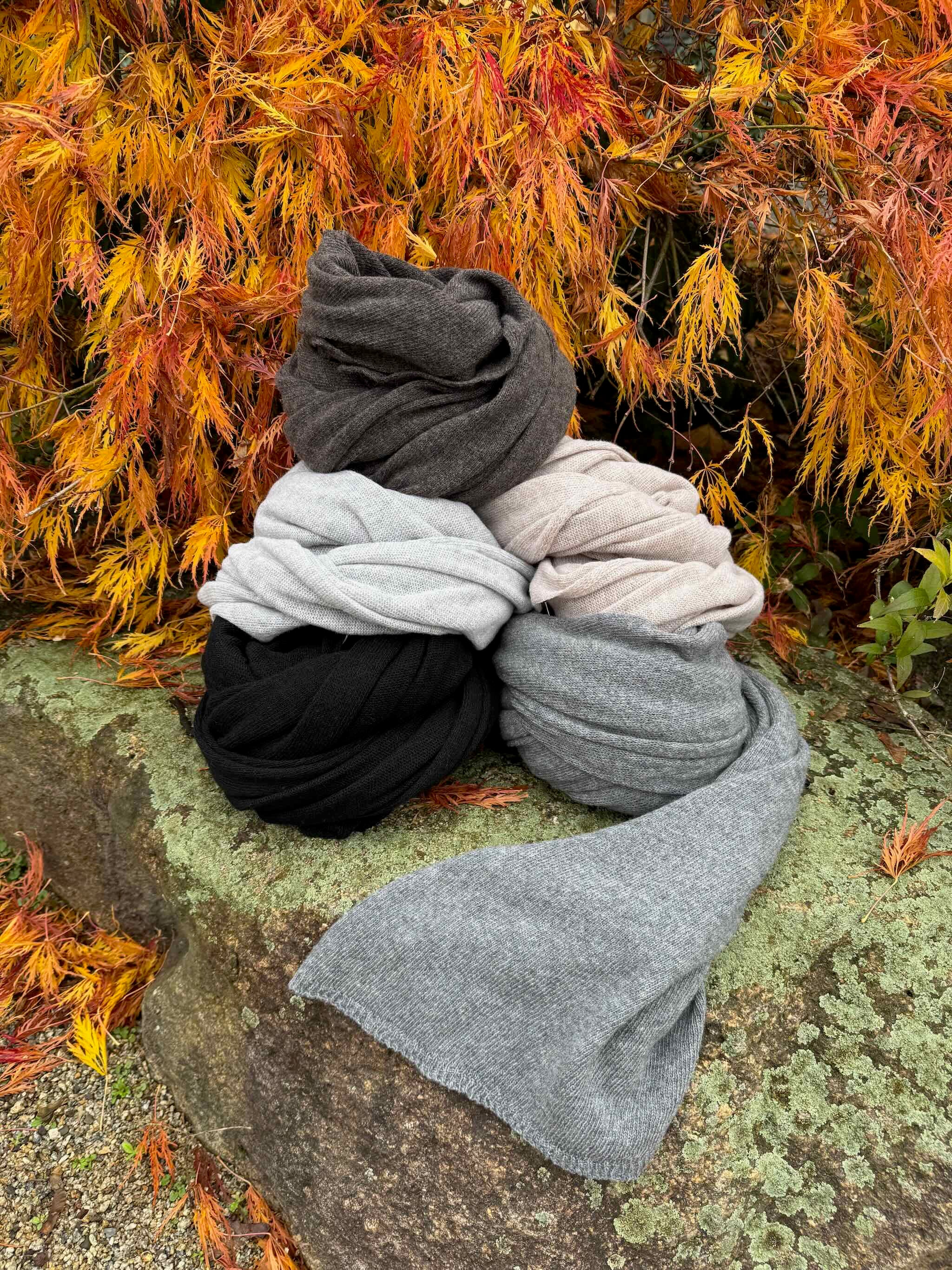 The Original MainGold Schal - Schwarz