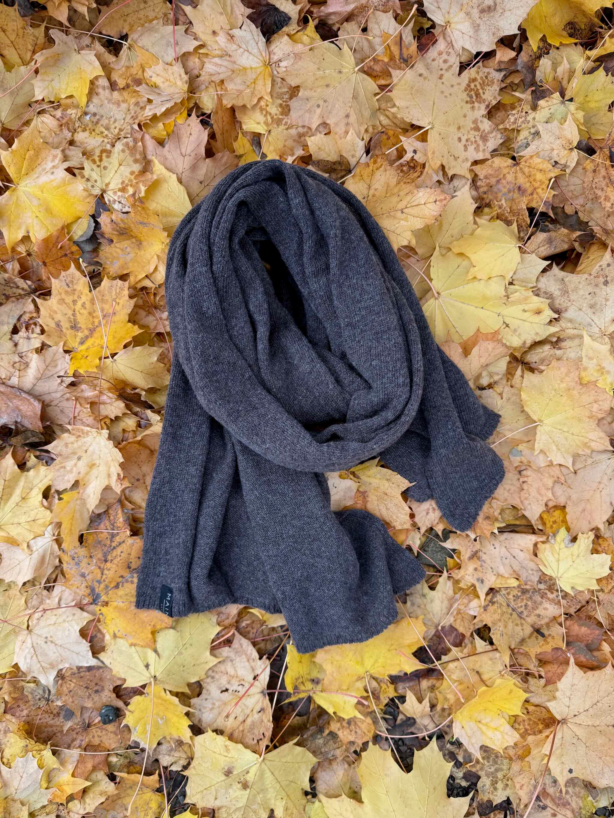 The Original MainGold Schal - Dunkelgrau